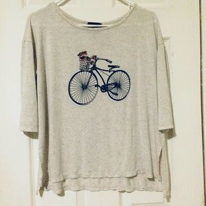 Anthropology W5 Bicycle Top